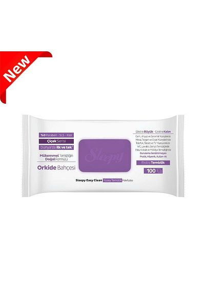 MBB ETİCARET Slepy Surface Cleaning Towel 100 Pieces Orchid