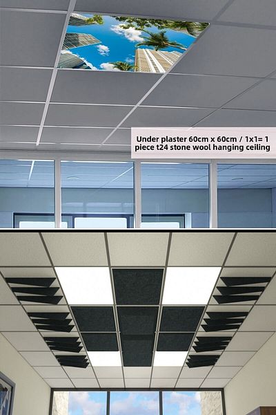 Gökyüzü Panel New-60cmx60cm-hanging Ceiling Led-mounted-54watt-led Panel-led Luminaire-60x60 Stone Wool Hanging Ceiling Led