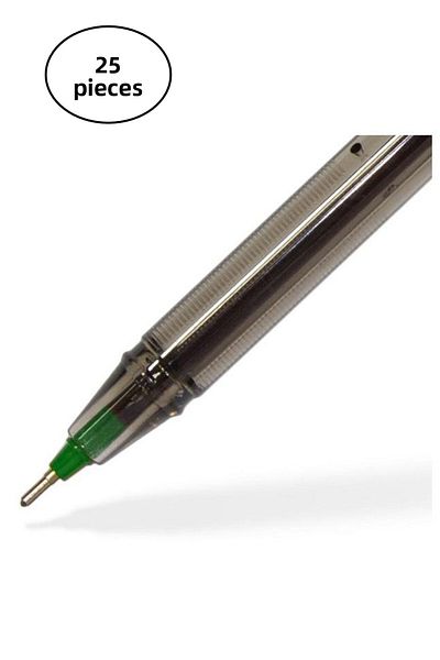 Pensan My-tech 1.0 Ballpoint Pen 02250 Green 25 Pieces