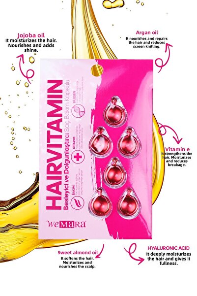 Mara Nourishing and Plumping Hair Care Capsule 6 Pcs