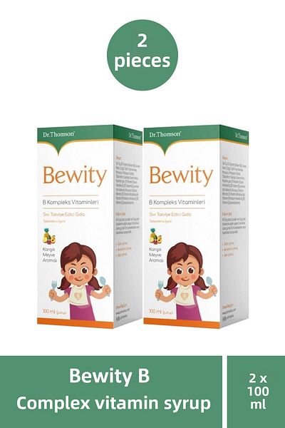 Dr. Thomson Bewity B Complex Vitamin Syrup 100 ml 2 Pieces