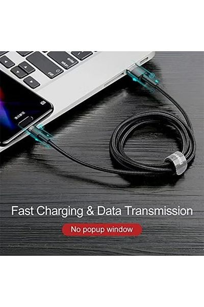 Baseus Usb C Cable 3.0a Fast Charging Cable Nylon Braided Cafule Series - 1m Usb Type C Charger Comp
