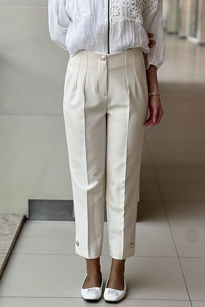 sentez giyim Synthesis Mars Leg Buttoned Trousers