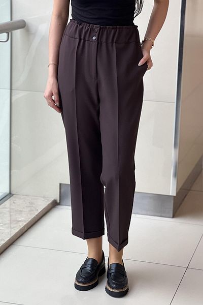 sentez giyim Synthesis Elastic Waist Thin Double Leg Pants