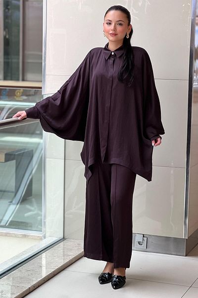 Ghisa Bat Sleeve Trousers Set