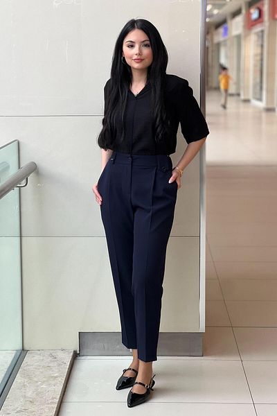 sentez giyim Sentez Sofia Corsage Trousers with Epaulettes