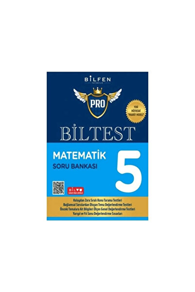Bilfen Yayıncılık 5. Sınıf Biltest Matematik Soru Bankası - 2025 Yeni Müfredat
