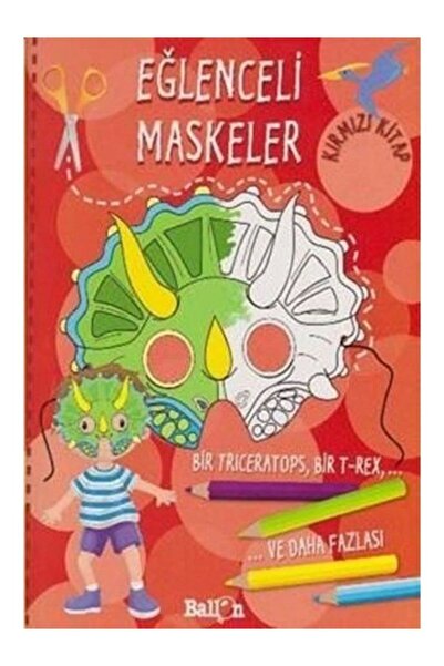 Parıltı Yayıncılık Eğlenceli Maskeler- Kırmızı Kitap