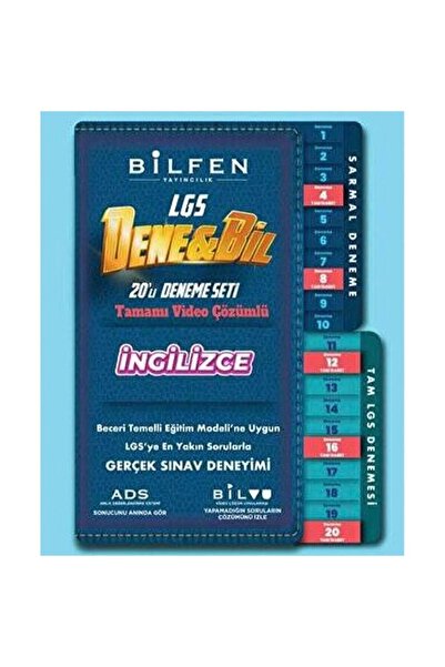 Bilfen Yayınları 8. Sınıf Denebil Ingilizce 20'li Deneme Seti