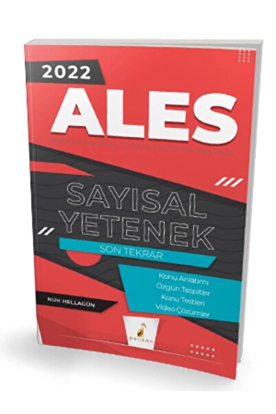 Genel Markalar Ales Sayısal Yetenek Son Tekrar Konu Anlatımı Pelikan Yayınları