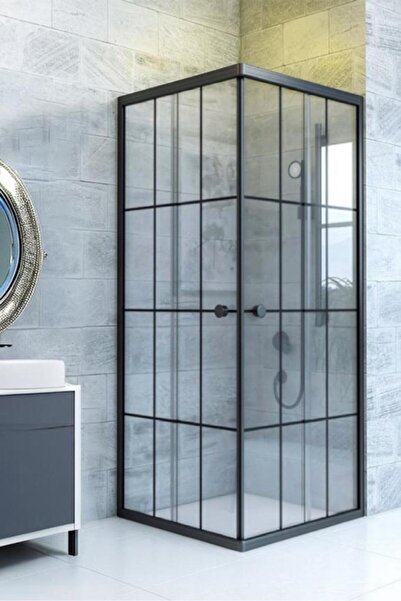 Durul Duşakabin Dikdörtgen Siyah Çizgi