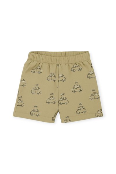 ZİMBOO Boy's Car Printed Zero Sleeve 2-Piece Suit