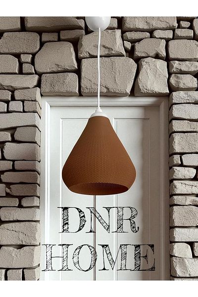 Dropcek eticaret Modern Rustic, Single Pendant Chandelier for Living Room, Kitchen and Entrance