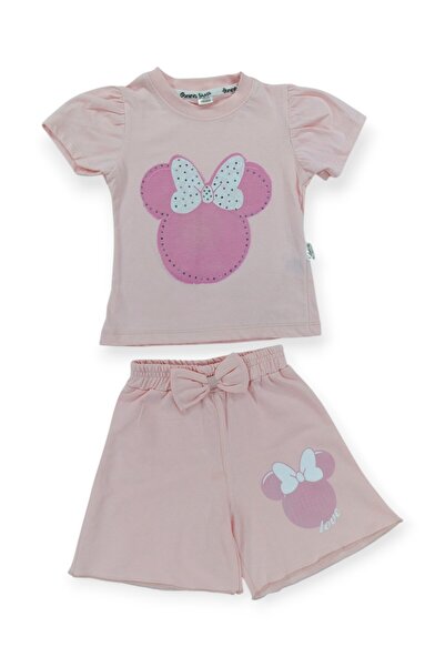 ZİMBOO Baby Girl Printed Bottom Top 2 Piece Set