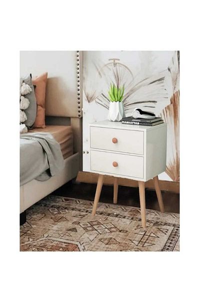 Luxury Home Geometric MDF Panel Large Capacity Coffee Table with Drawer EI-303