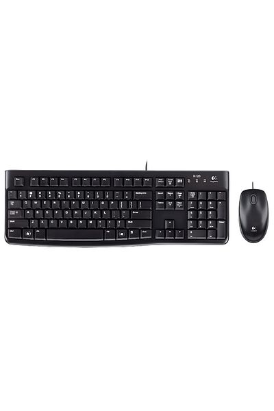 logitech Classic Desktop (Keyboard and Mouse) Wired for Laptop/Desktop Computer/Gaming Desktop