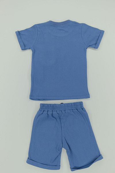 ZİMBOO Baby Boy Suit Pocketed Checkered Single Jersey 2 Piece Set