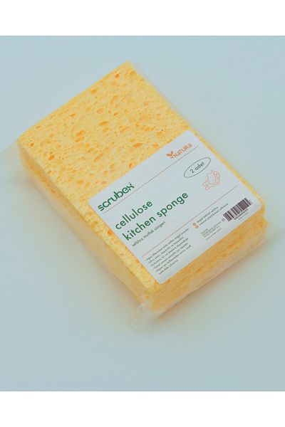 Scrubex Natura 2-Pack Cellulose Kitchen Sponge