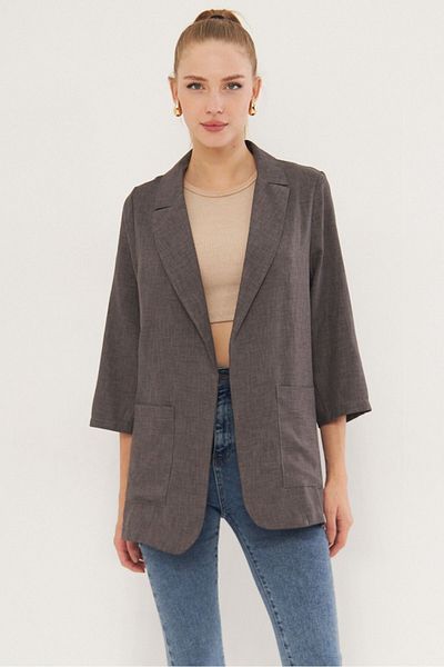 armonika Γυναικείο Smoked Pocket Oversize Jacket ARM-24Y 001115