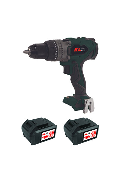 KLPRO KLDM18BHX-50 18V/5.0Ah. 150Nm Kömürsüz Çift Akülü Şarjlı Darbeli Matkap