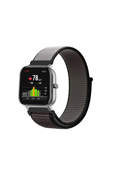 KRETON Amazfit GTS-GTS2-GTS2E-GTS3-GTS4-GTS4 Mini Uyumlu Spor Kumaş Desenli C...