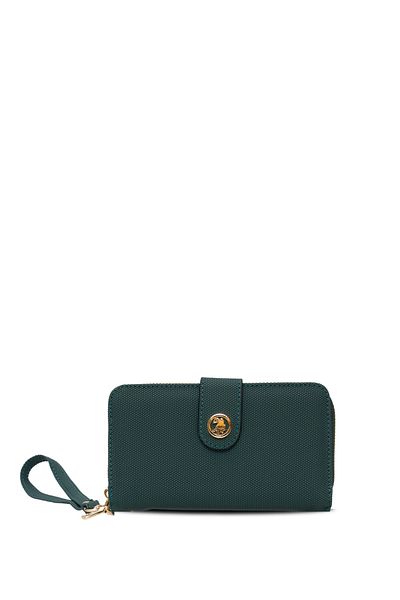 U.S. Polo Assn. Дамска чанта тип клъч Petrol USC25743