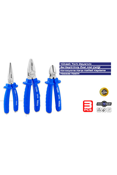 CER-PA NORM Fixio PS3000 3'lü Pense, Yan Keski ve Kargaburun Seti