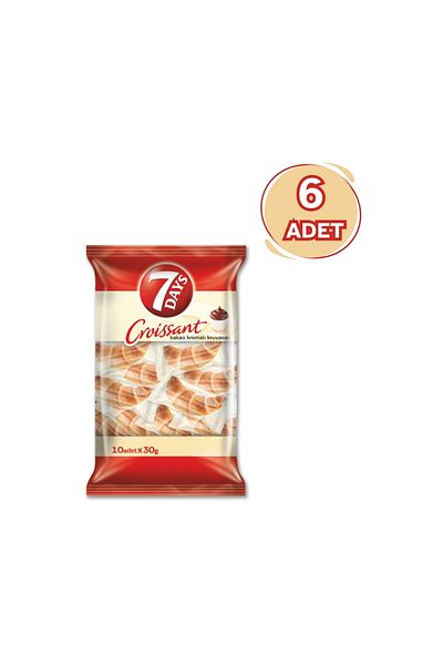 7DAYS 7 Days Croissant with Cocoa Cream 300 g - 6 Pieces