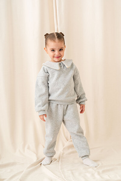 ZİMBOO KIZ ÇOCUK TAŞ BASKILI 2'Lİ TAKIM KIZ BEBEK TAKIM