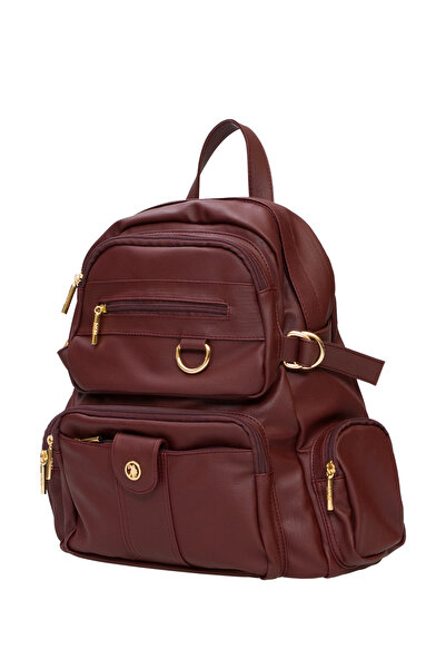 U.S. Polo Assn. Claret Red Women's Backpack Us3244