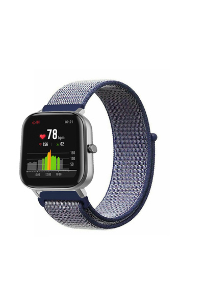KRETON Amazfit GTS-GTS2-GTS2E-GTS3-GTS4-GTS4 Mini Uyumlu Spor Kumaş Desenli C...