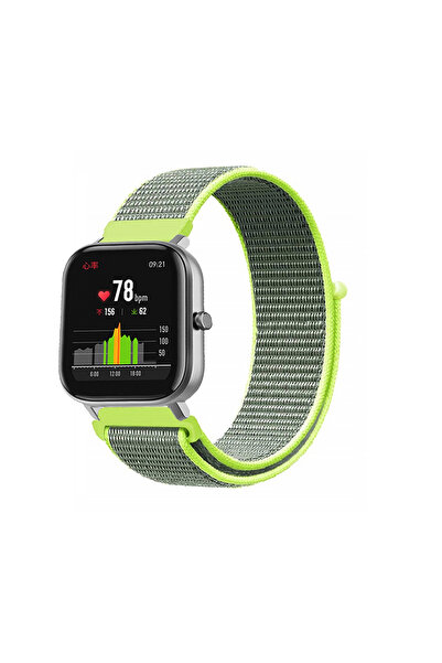 KRETON Amazfit GTS-GTS2-GTS2E-GTS3-GTS4-GTS4 Mini Uyumlu Spor Kumaş Desenli C...