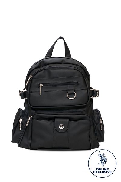 U.S. Polo Assn. Black Women's Backpack Us3244