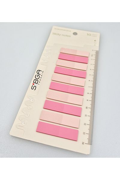 sibga tasarım Transparent Pink Postit Post-It Post It. Bookmark Bookmark Postit Sticker Note Paper 200 Sheets