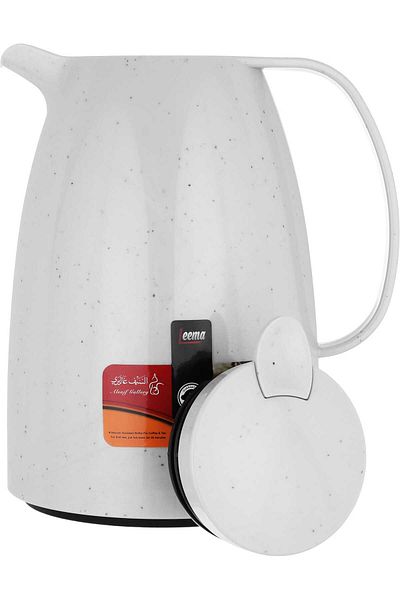 Alsaif Gallery Lima Thermos 1.5 Liter Light Gray Marble Squeeze