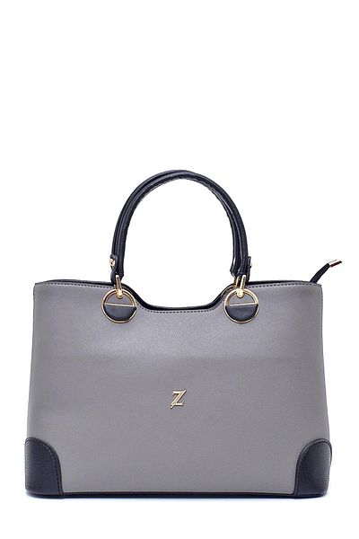 Zühre Z0013 Μοντέλο Γκρι/Μαύρη Τσάντα Tote
