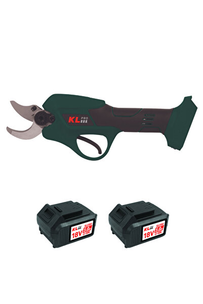 KLPRO KLBBM18B-50 18V/5.0Ah. Kömürsüz Çift Akülü Budama Makası 30mm