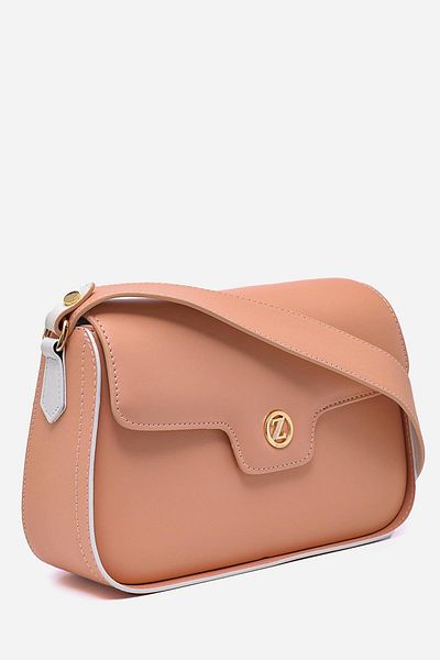Zühre Powder Color Baguette Bag with Magnet Closure - Z0004