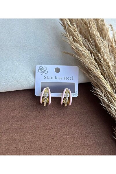 ŞİMŞEK KIRTASİYE BİJUTERİ Women's Earrings Natural Elegant and Cute Earrings ...