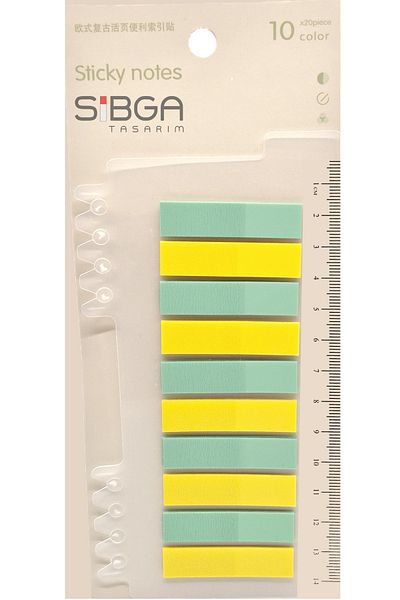 sibga tasarım Transparent Colored Postit Post-it Post It.Bookmark Bookmark Postit Sticker Note Paper 200 Sheets