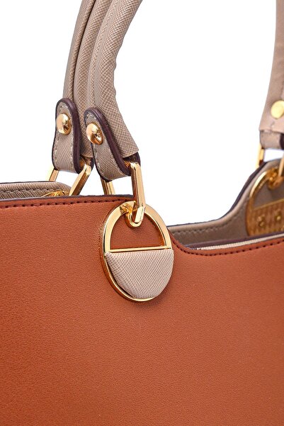 Zühre Z0013 Model Tan/K.Beige Tote Bag