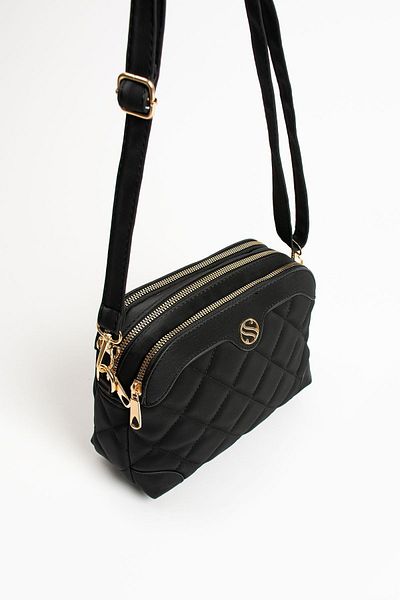 Sanmorris Geantă de umăr cu 4 compartimente și geantă Crossbody pentru femei