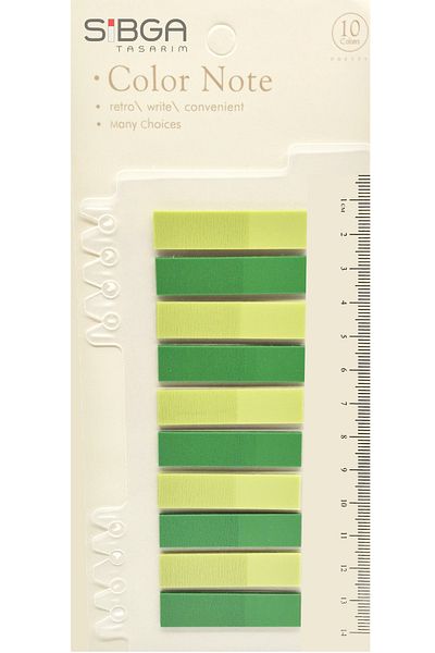sibga tasarım Transparent Green Postit Post-it Post It. Bookmark Bookmark Bookmark Postit Sticker Note Paper 200 Sheets