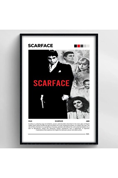 Thetic Scar Face - PREMIUM Çerçeveli Tablo