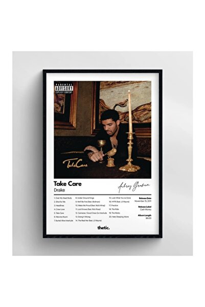 Thetic Poster PREMIUM Spotify pentru colecția de albume "Drake Take Care"