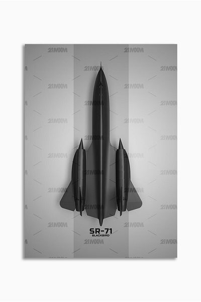 21mxm Frameless Wall Poster, Fighter Jet Top View, Aviation Art, Canvas, 2025 Aviation Collection
