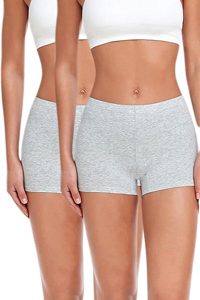 BUTİK1AVM Women's Boxer 2-Pack Cotton Recovery Underwear