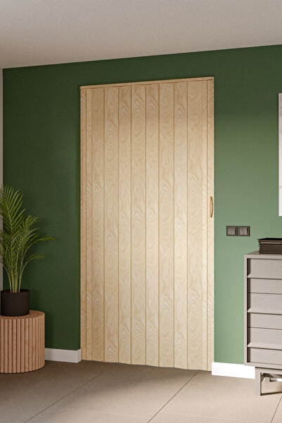 homenter Katlanabilir Meşe Akordiyon Kapı - 100x200 cm