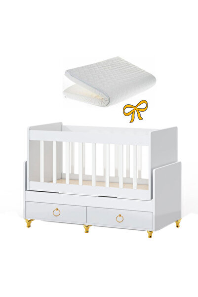 Bygolden Minigold Sallanabilen Ve Anne Yanı Bebek Beşiği Yatak Hediyeli
