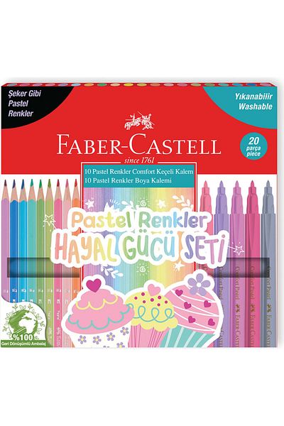 Faber Castell Faber Pastel Colors Imagination Set 20 Pieces000107